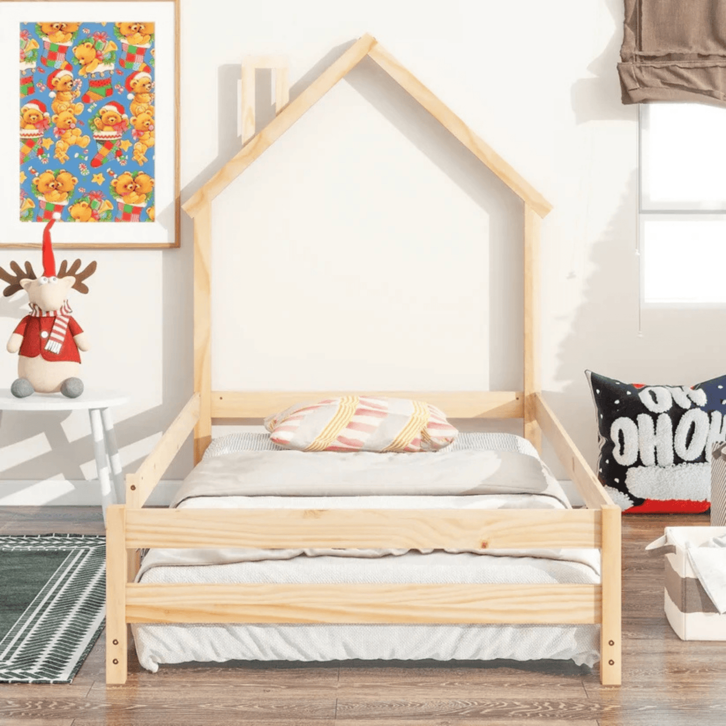 Montessori Natural House Bed