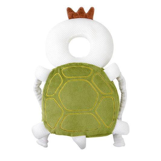 Stuffing Animal Shape Baby Back Protection Pillow Backpack Toddlers Head Protection Pillow Anti-Fall for Baby Walking & Crawling
